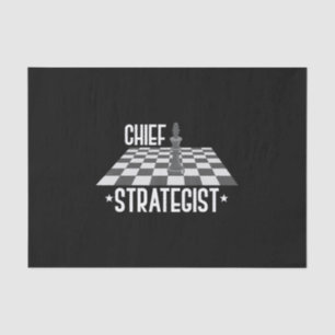 Chefstratege Schach Ich gewinne immer dieses Spi Seidenpapier
