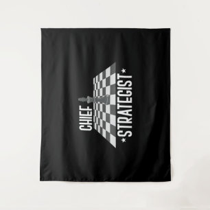Chefstratege Schach   Ich gewinne immer dieses Spi Wandteppich