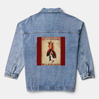 Chefstute für Cowgirls Jeansjacke