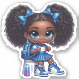 Chefteam-Mitglied - Blau Aufkleber