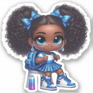 Chefteam-Mitglied - Blau Aufkleber