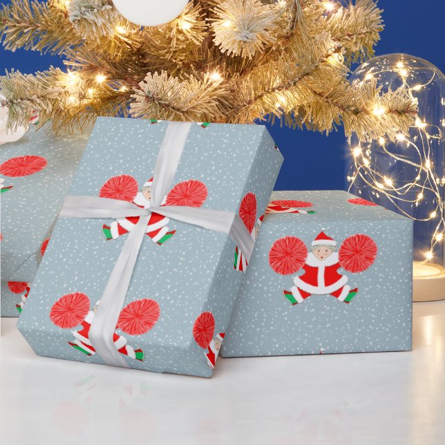 Cheleader Christmas Holiday Geschenk Geschenkpapier (Feiertage)