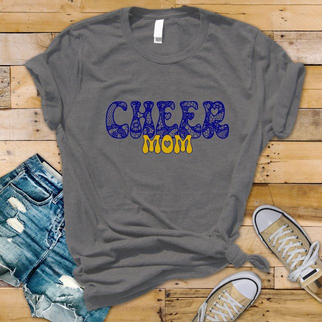 Cheleader/Poms Mama Shirt mit Spitzentechnik (Von Creator hochgeladen)