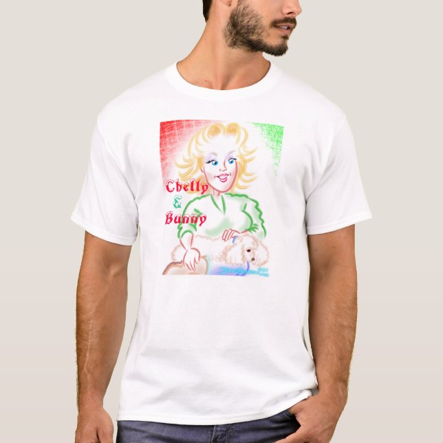 Chelly u. die Karikatur-Shirt des Häschens T-Shirt (Vorderseite)