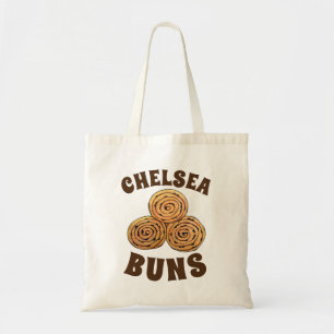 Chelsea Buns UK Currant Bun British Food Baking Tragetasche