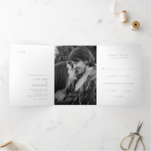 Chelsea Dusty Blue Modern Wedding