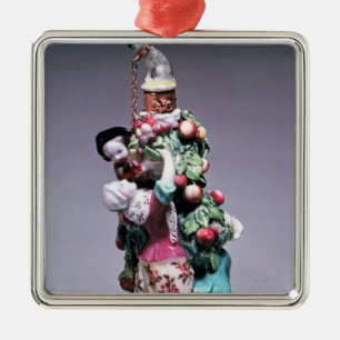 Chelsea-Flasche, die eine Mutter und Kinder Ornament Aus Metall