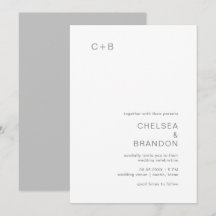 Chelsea Gray Moderne Hochzeit