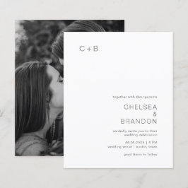 Chelsea Gray Moderne Hochzeitseinladung