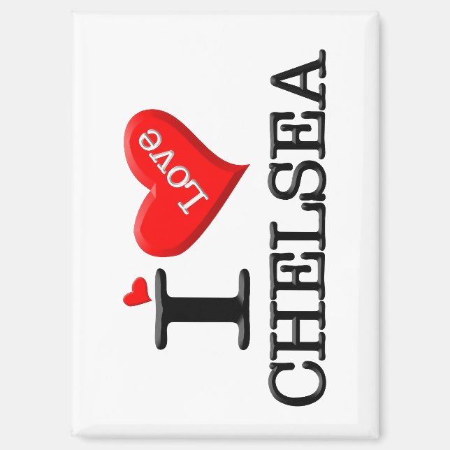 CHELSEA, ICH LIEBE MAGNET (Vorderseite)