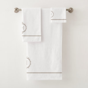 Chelsea Light Taupe et blanc Monogramme