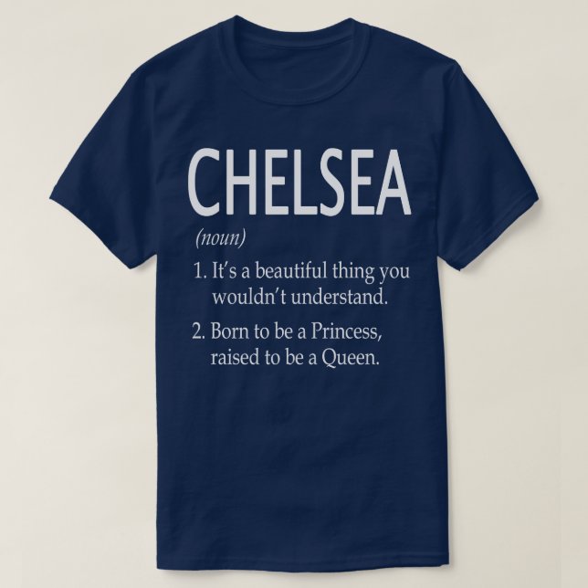 Chelsea Name Gift 158 T-Shirt (Design vorne)