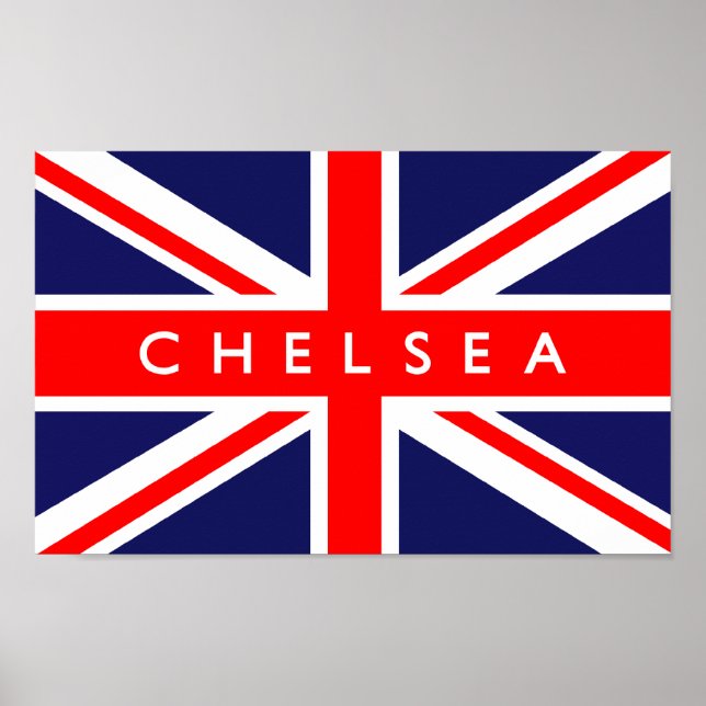 Chelsea UK Flag Poster (Vorne)