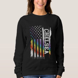 Chelsea United Staaten Distressed Rainbow unter US Sweatshirt
