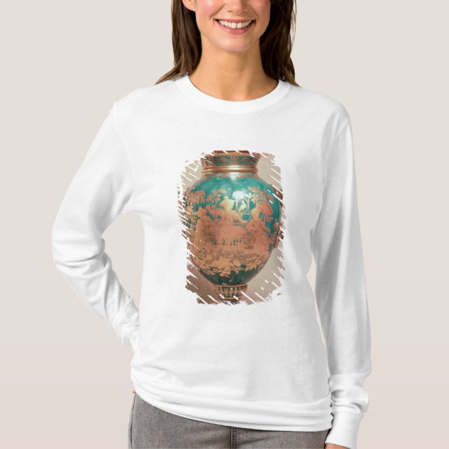 Chelsea-Vase und -deckel mit Vergoldung T-Shirt (Vorderseite)