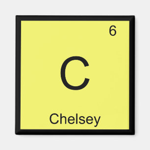 Chelsey Name Chemie Element Periodensystem Magnet