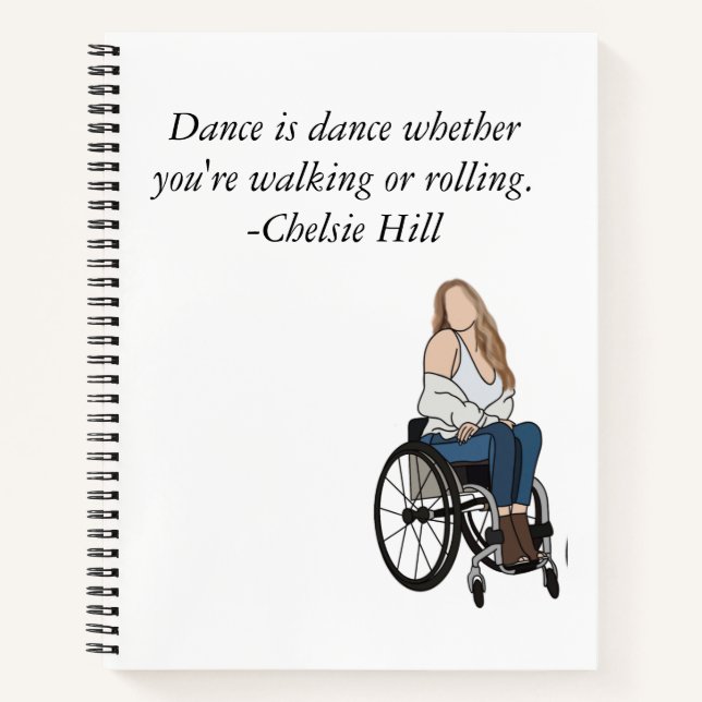 Chelsie Hill Dance is Dance notebook Notizbuch (Vorderseite)