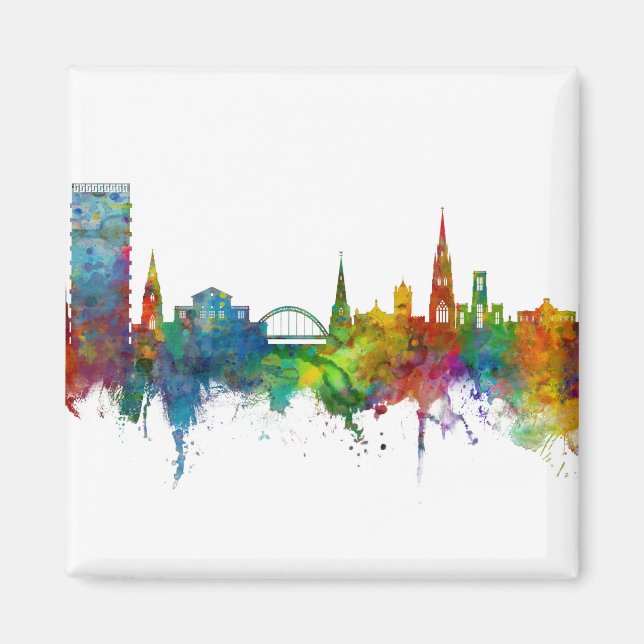 Cheltenham England Skyline Magnet (Vorne)