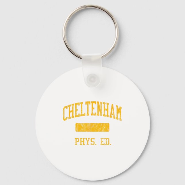 Cheltenham High School Hs Wyncote Pa Phys Ed  Schlüsselanhänger (Vorderseite)