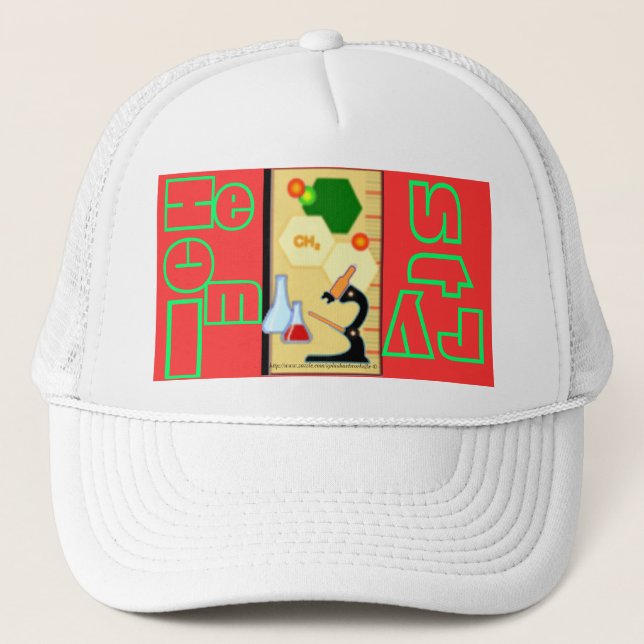 "Chem - Science-Student-Instructor ~Hat" Truckerkappe (Vorderseite)