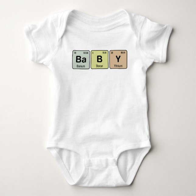 Chemie-Baby Baby Strampler (Vorderseite)