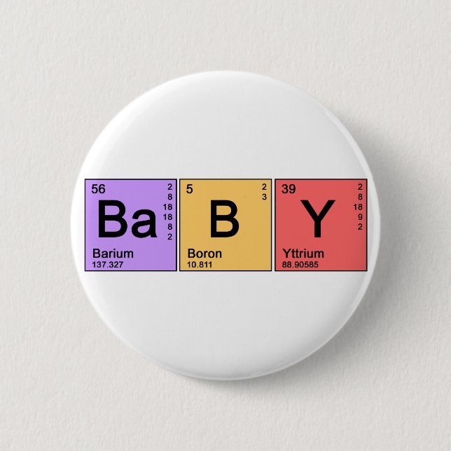 Chemie Baby Button (Vorderseite)