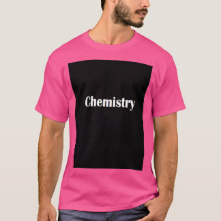 Chemie baut die physische Realität auf T-Shirt