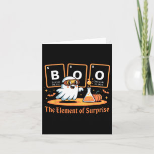 Chemie Boo Das Element der Überraschung Süße Chemi Karte