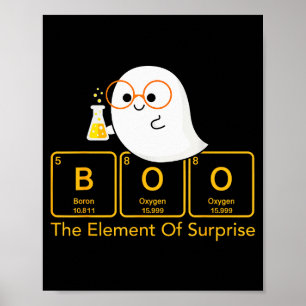 Chemie Boo Das Überraschungselement Niedlicher Che Poster