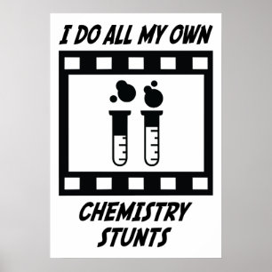 Chemie-Bremsungen Poster