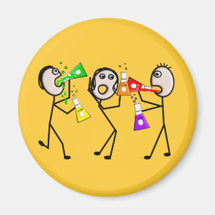 Chemie/Chemie knacken Menschen Geschenke Magnet