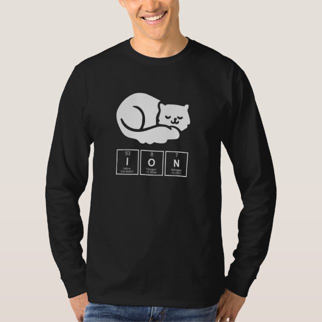 Chemie Chemist Ion Cat T-Shirt (Vorderseite)