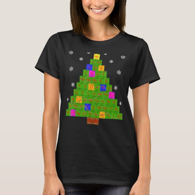 Chemie Chemistream Science Ugly Weihnachtsgeschenk T-Shirt (Vorderseite)