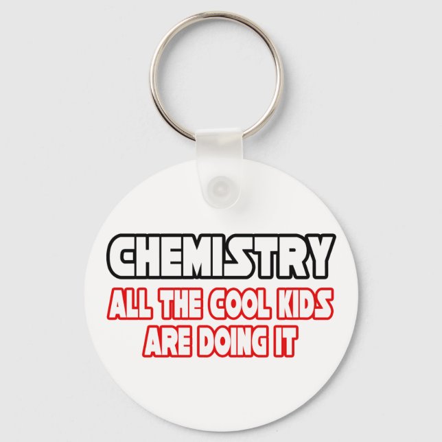 Chemie... Coole Kinder Schlüsselanhänger (Vorderseite)