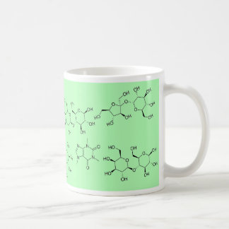 Chemie des Tees und des Kaffees im Grün Kaffeetasse
