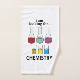 Chemie Funny Ich suche Chemie Handtuch
