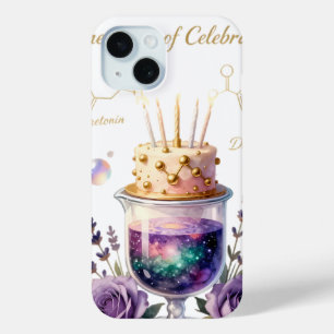 Chemie Geburtstagsfeier Kolben und Blumenschmuck C Case-Mate iPhone Hülle