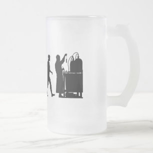 Chemie-Geschenke Forscher der chemischen Formel Mattglas Bierglas