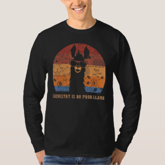 Chemie ist keine Prob Llama Chemie Llama Teache T-Shirt