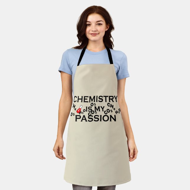 Chemie ist mein leidenschaftliches Zitat von Chemi Schürze (Getragen)