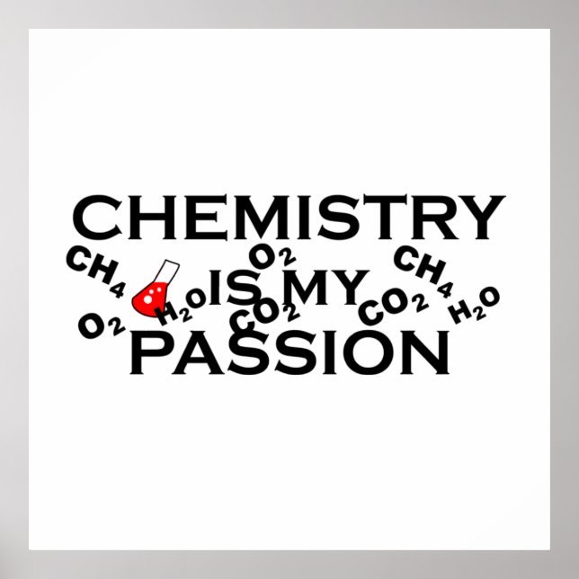 Chemie ist meine Leidenschaft Poster (Vorne)