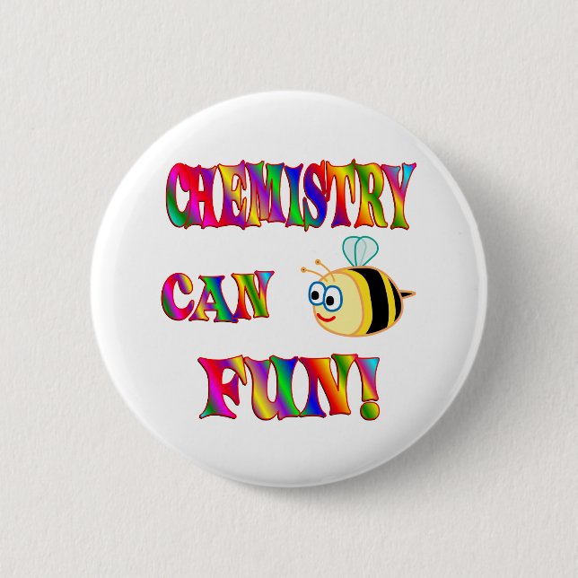 Chemie ist Spaß Button (Vorderseite)