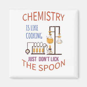 Chemie ist wie Kochen einfach den Löffel nicht le Magnet