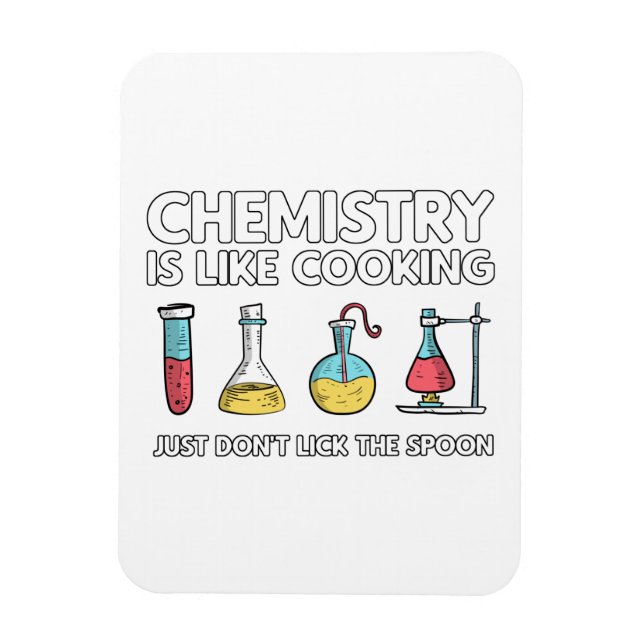 Chemie ist wie Kochen Magnet (Vertikal)