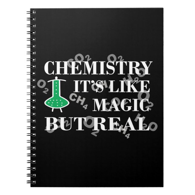 Chemie ist wie Magie, aber real Notizblock (Vorderseite)
