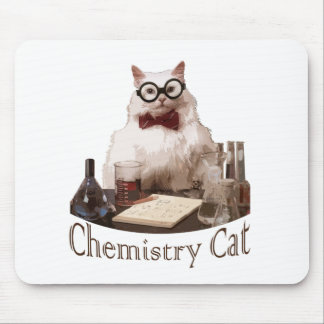 Chemie-Katze (von memes 9gag reddit) Mousepad