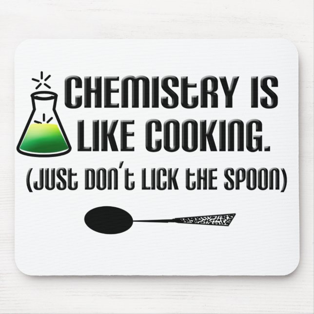 Chemie-Kochen Mousepad (Vorne)