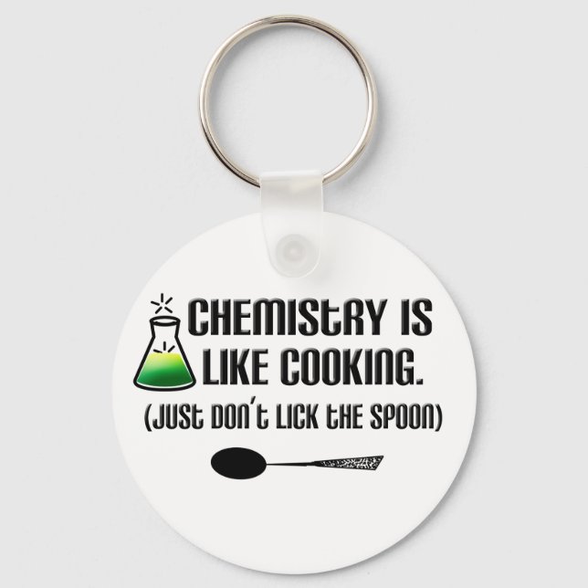 Chemie-Kochen Schlüsselanhänger (Vorderseite)