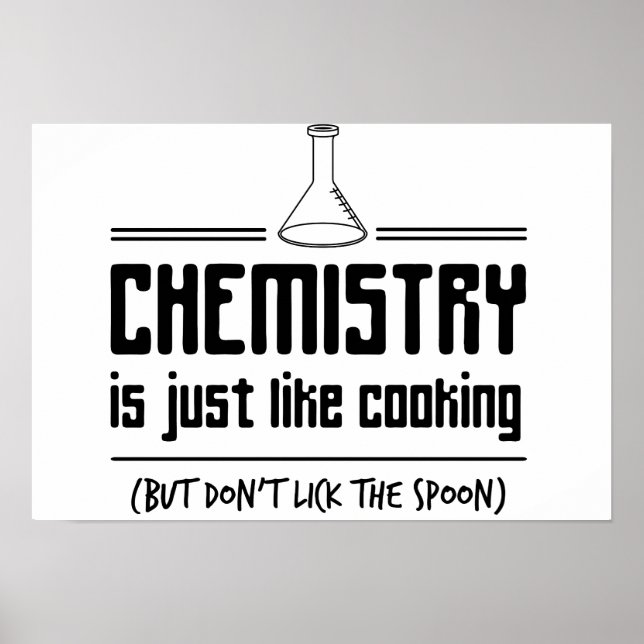 Chemie kocht poster (Vorne)