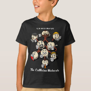 Chemie Koffein Molekül Lustige Wissenschaft Geek C T-Shirt